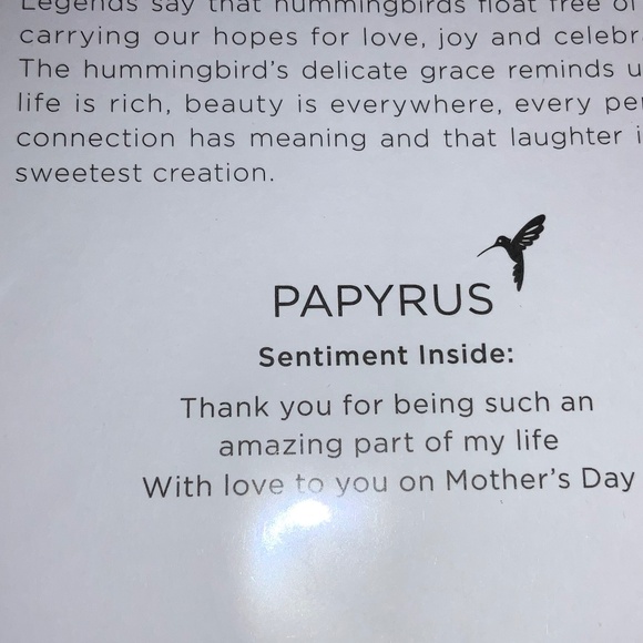 Papyrus Mother’s Day card floral jeweled new - Picture 2 of 2
